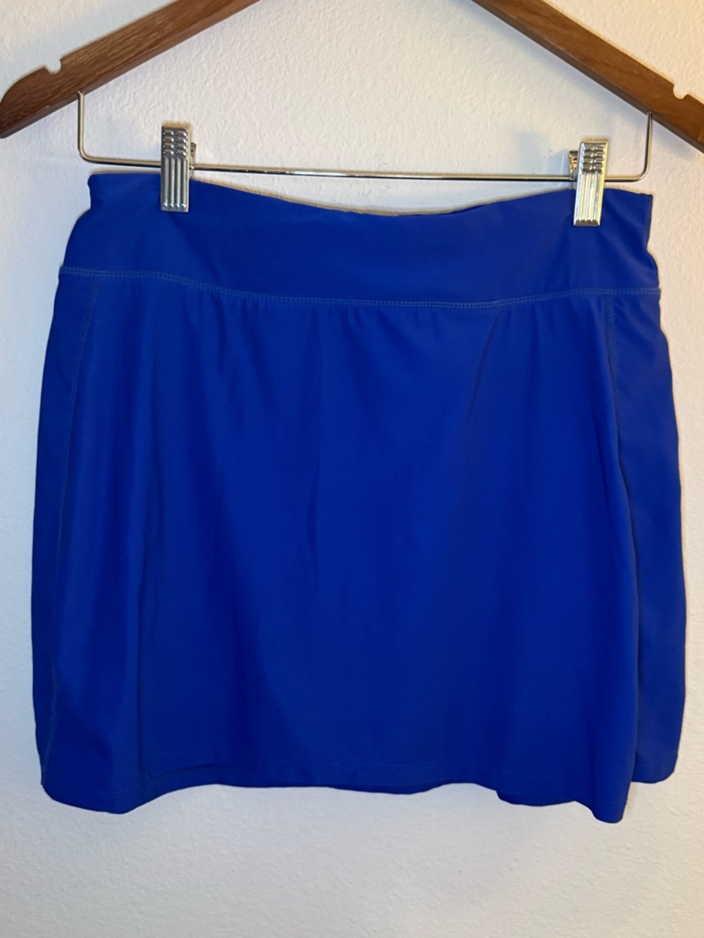 Devops - Women's Blue Active Skort with Stretch Waistband